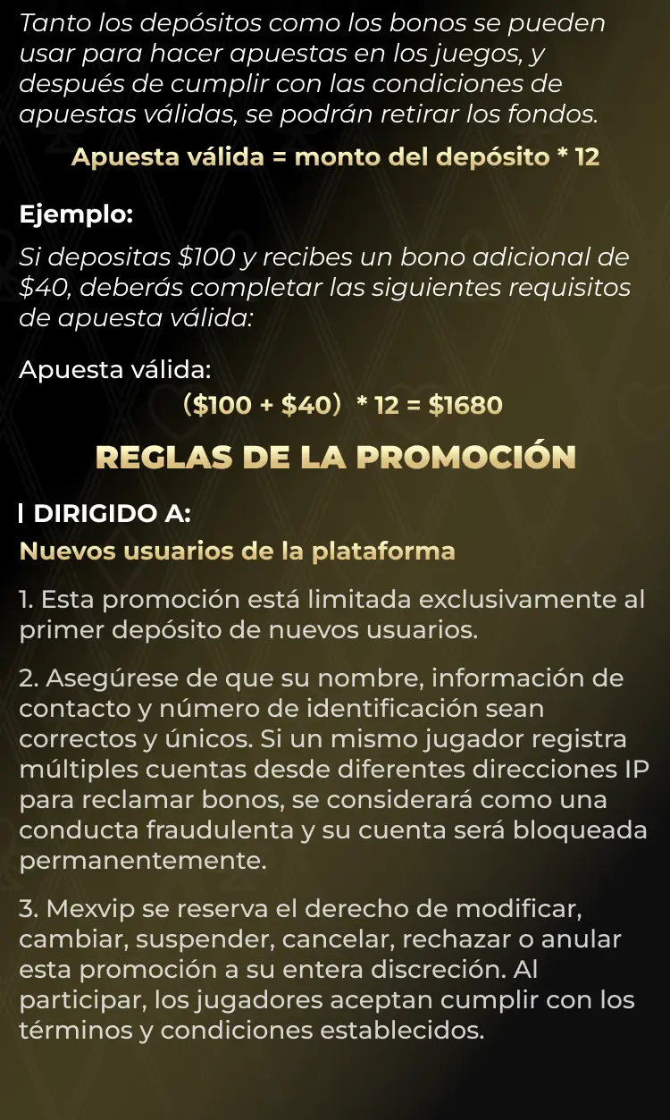 Evento Promocional Bono De Depósito Del 100% 3 content5.3